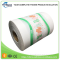 Hot sale plastic nonbreathable printed diaper pe film